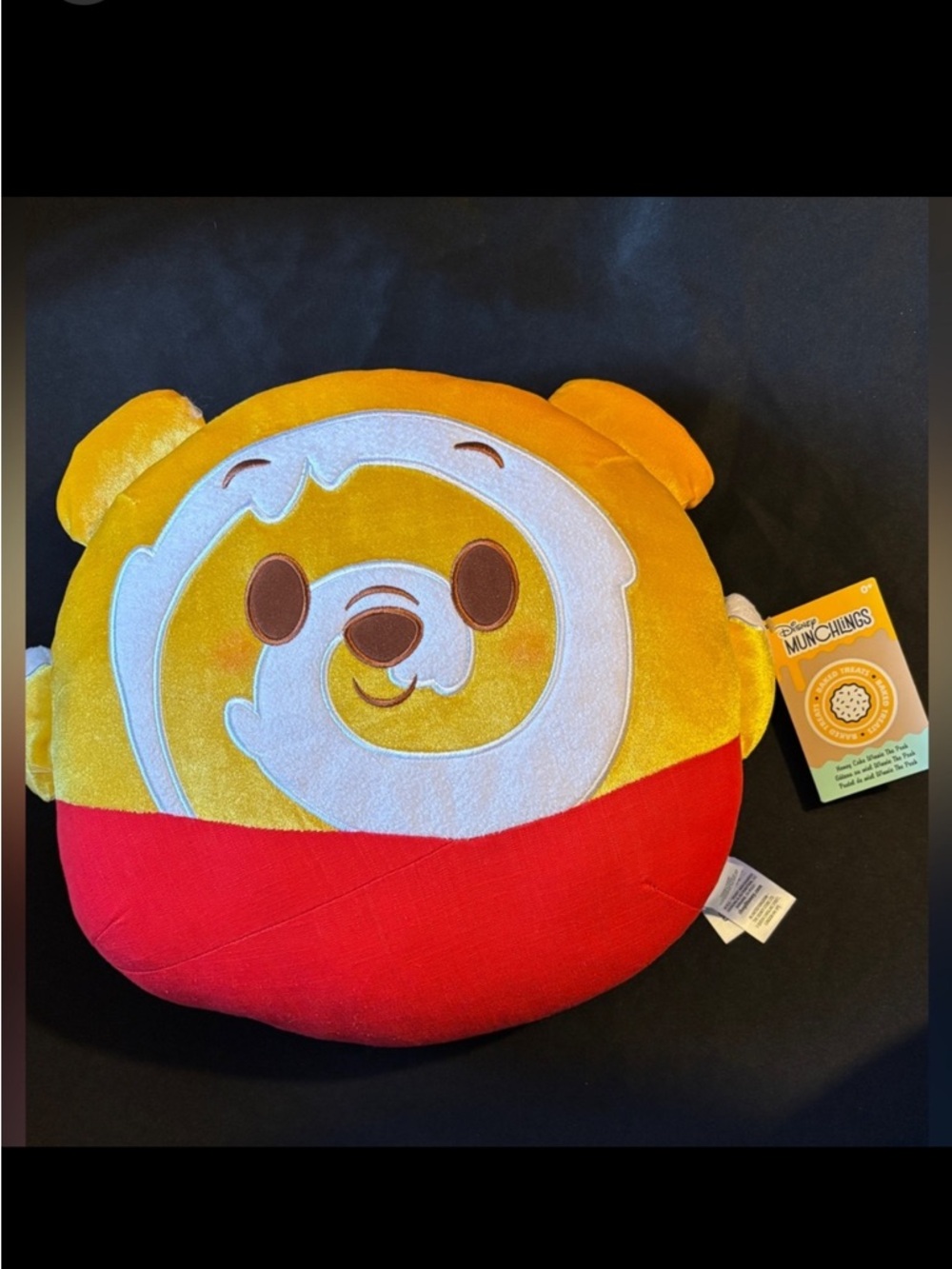 Disney Munchlings Plush Round Bear Pillow